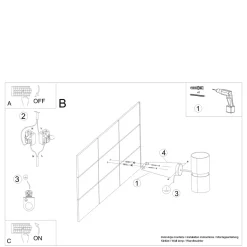 Kinkiet KUKKIA czarna