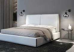 Kinkiet Lady lampa czarny 1x40W E27  klosz dymiony