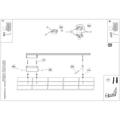 Kinkiet LAGOM 90 biały LED 3000K