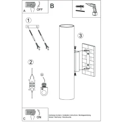Kinkiet LAGOS 2 zielony oliwkowy