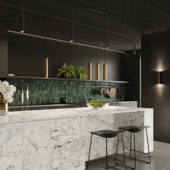 Kinkiet LAGOS 2 złoty połysk