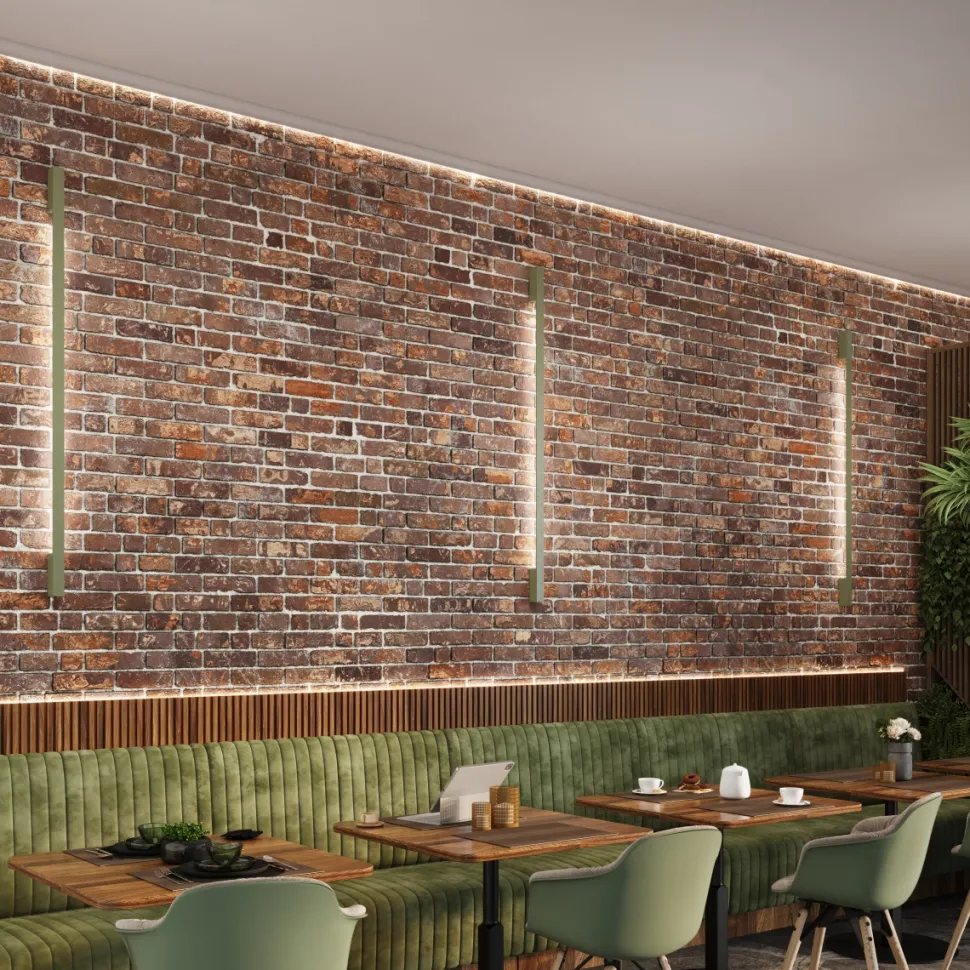 Kinkiet LAHTI 90 zielony oliwkowy LED 3000K