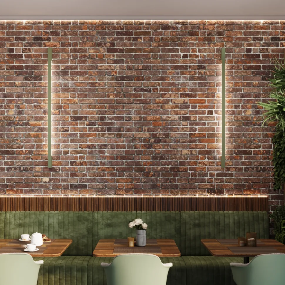 Kinkiet LAHTI 90 zielony oliwkowy LED 3000K