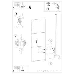 Kinkiet LAHTI L biały LED 4000K