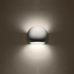 Kinkiet lakierowany GLOBE biały połysk