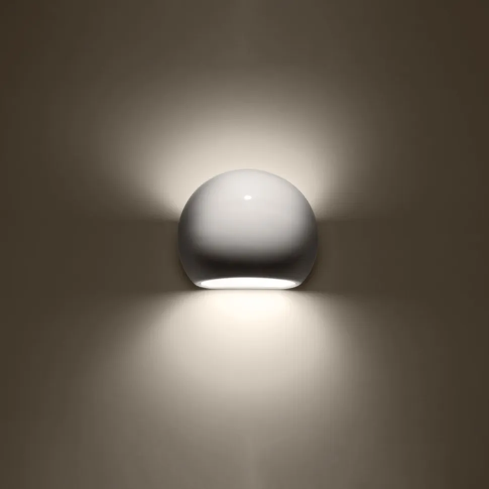 Kinkiet lakierowany GLOBE biały połysk