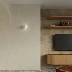 Kinkiet lakierowany GLOBE biały połysk