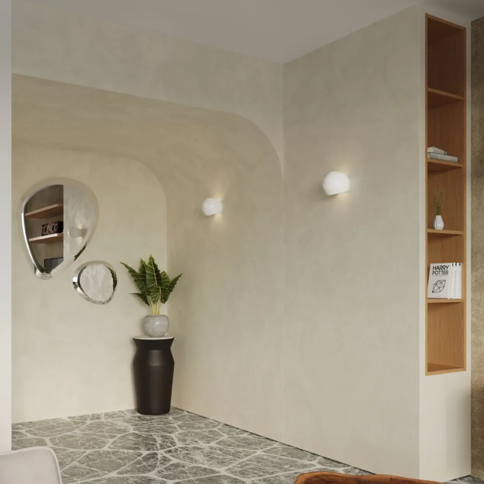 Kinkiet lakierowany GLOBE biały połysk