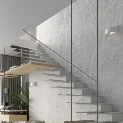 Kinkiet lakierowany VIXEN biały połysk