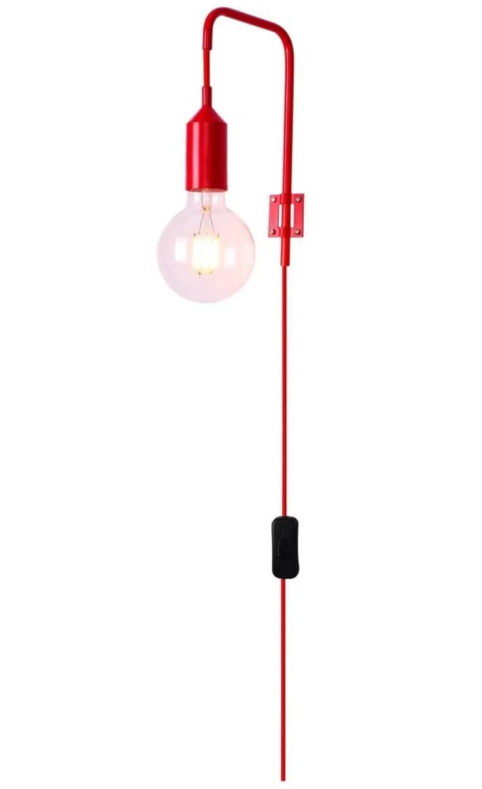 Kinkiet Laren czerwony