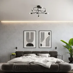 Kinkiet LEVAR czarny