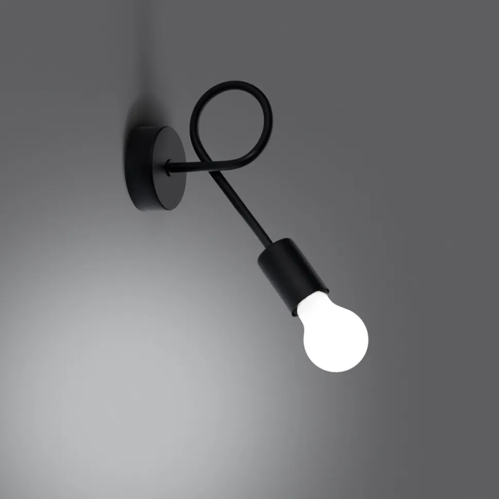 Kinkiet LEVAR czarny