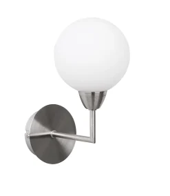 Kinkiet Logos lampa satyna 1x25W G9  klosz biały