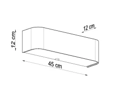 Kinkiet LOKKO biały