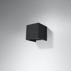 Kinkiet LUCA czarny LED IP54