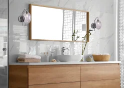 Kinkiet Lukka Metalizowane Szkło