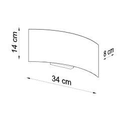 Kinkiet MAGNUS biały