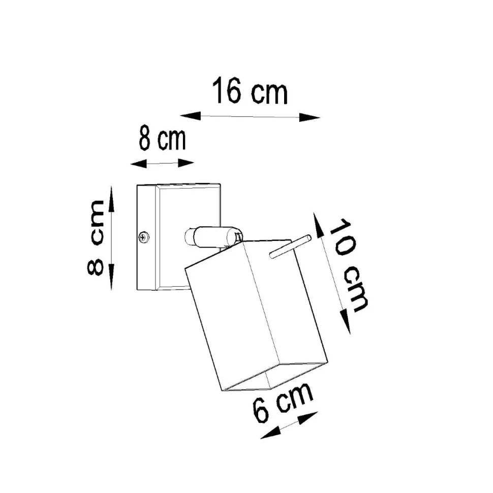 Kinkiet MERIDA czarny
