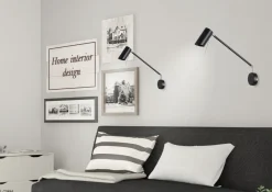 Kinkiet Milly 1x40W GU10 czarny matowy