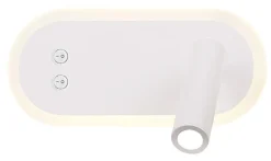 Kinkiet Miracle lampa 6W+3W 4000K LED  biały