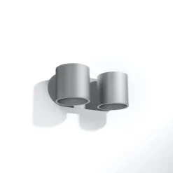 Kinkiet ORBIS 2 szary