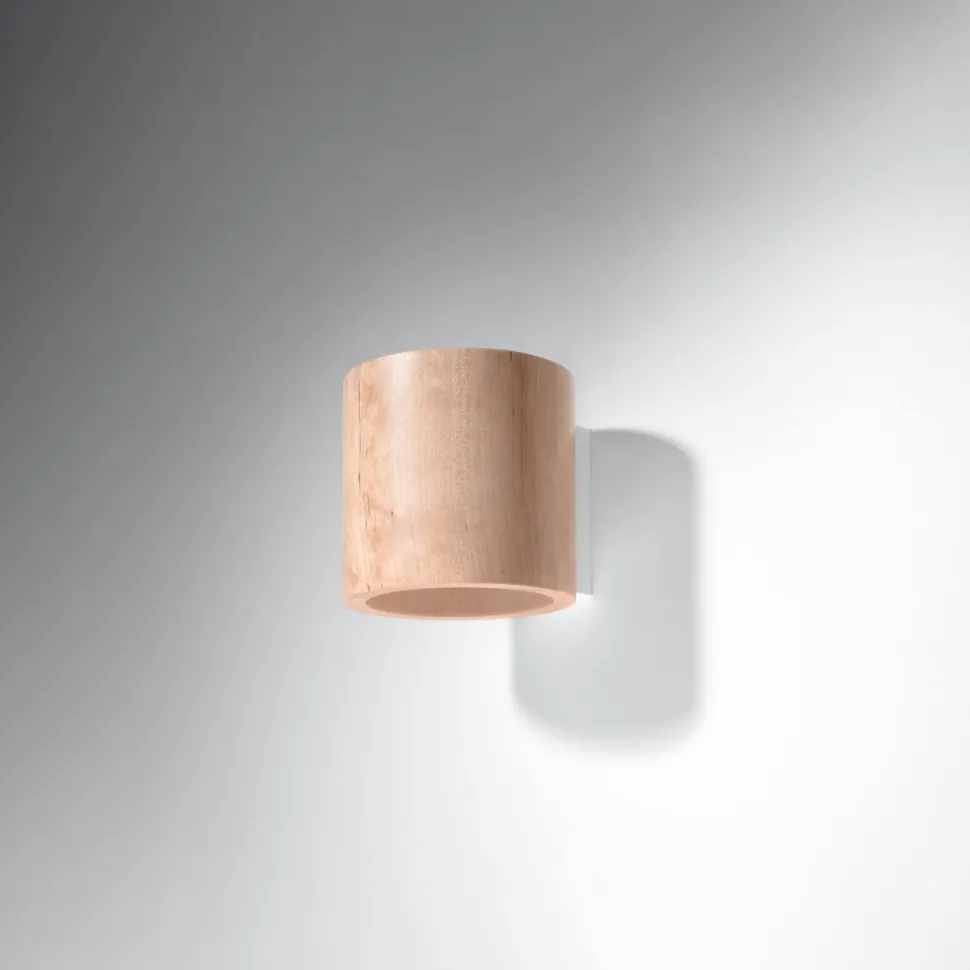 Kinkiet ORBIS naturalne drewno