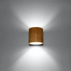 Kinkiet ORBIS naturalne drewno