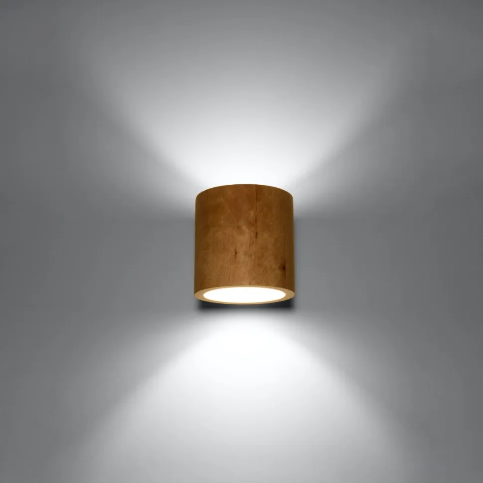 Kinkiet ORBIS naturalne drewno