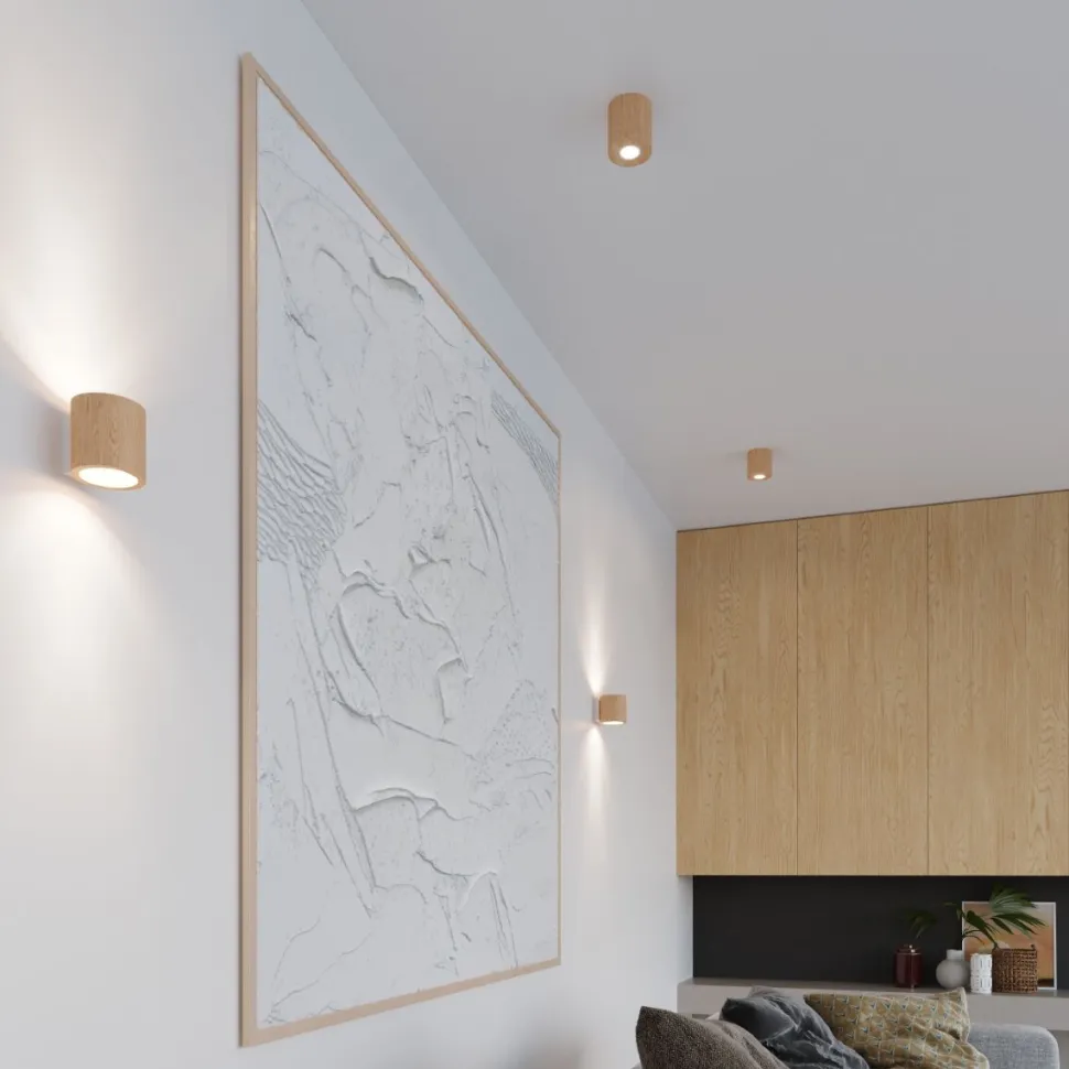 Kinkiet ORBIS naturalne drewno