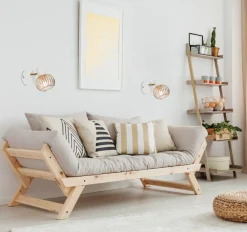 Kinkiet Oslo 1x40W E14 biały/złoty