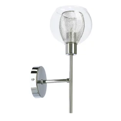 Kinkiet Ozzo 1x40W E14 chrom klosz  bezbarwny