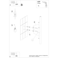 Kinkiet PASTELO 2 zielony oliwkowy