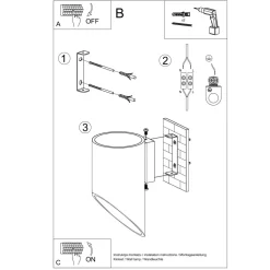 Kinkiet PENNE 20 biały