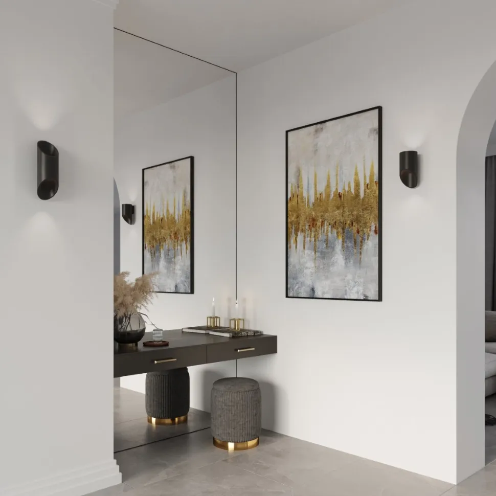 Kinkiet PENNE 30 czarny