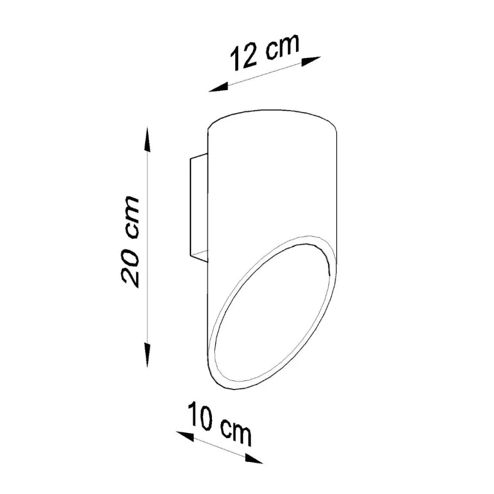 Kinkiet PENNE 20 czarny