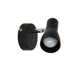 Kinkiet Picardo 1x40W E14 czarny matowy