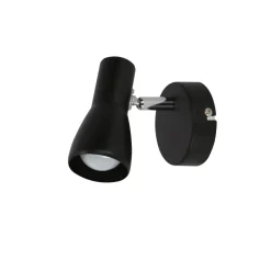 Kinkiet Picardo 1x40W E14 czarny matowy