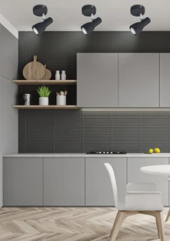 Kinkiet Picardo 1x40W E14 czarny matowy