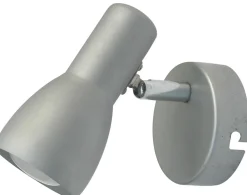 Kinkiet Picardo 1x40W E14 szaro srebrny