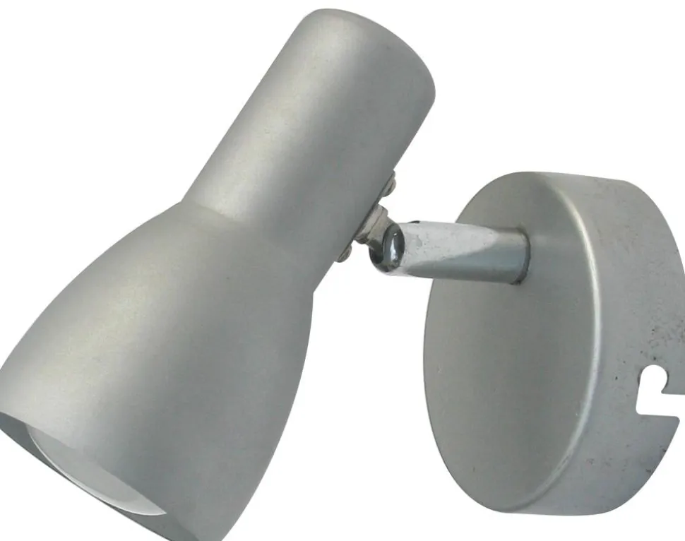 Kinkiet Picardo 1x40W E14 szaro srebrny