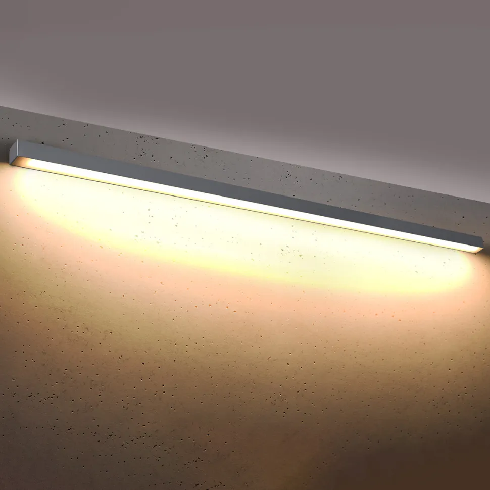 Kinkiet PINNE 200 szary 3000K