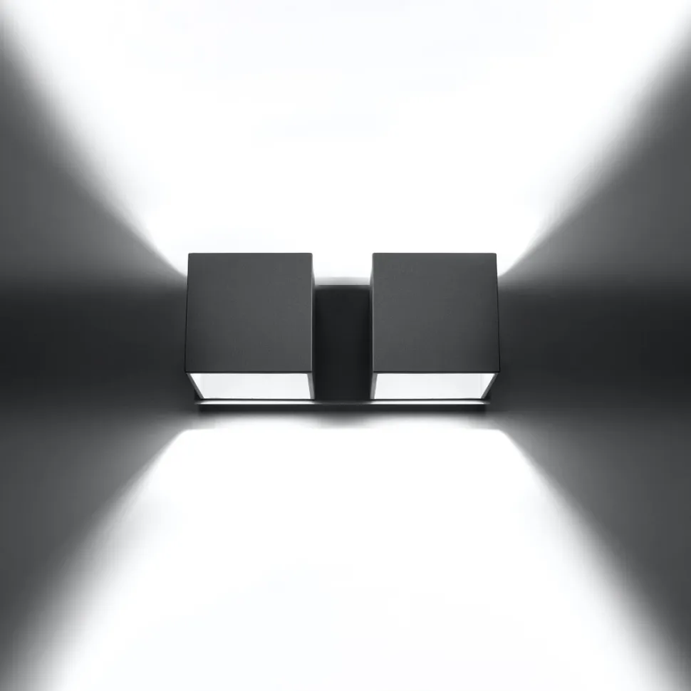 Kinkiet QUAD 2 szary