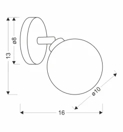 Kinkiet Rodia lampa patynowy 1x40W G9  klosz bursztynowy