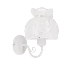 Kinkiet ROSSINI biały 1x40W E27 abażur biały