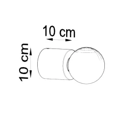 Kinkiet SALGADO beton