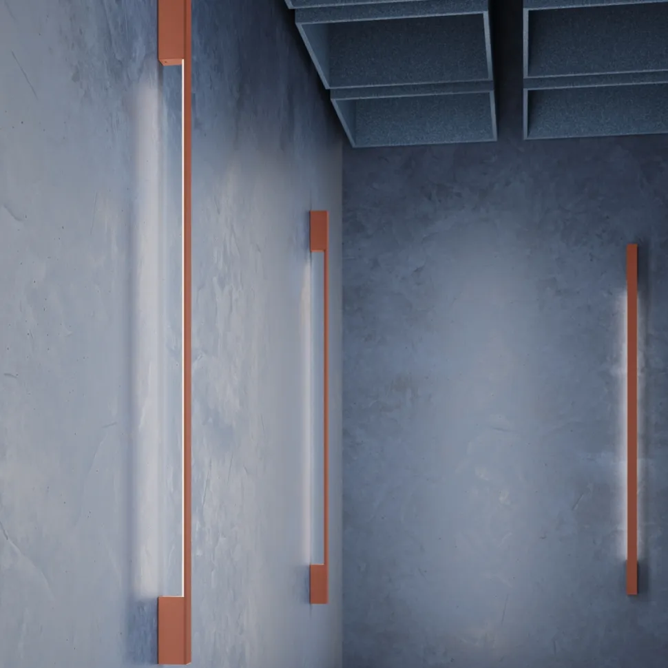 Kinkiet SAPPO 120 ochra czerwona LED 4000K