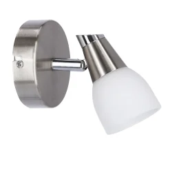 Kinkiet Selia 1x40W G9 nikiel mat/chrom  biały (bż)