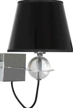 Kinkiet Tesoro 1x40W E14 czarny złoty  srodek