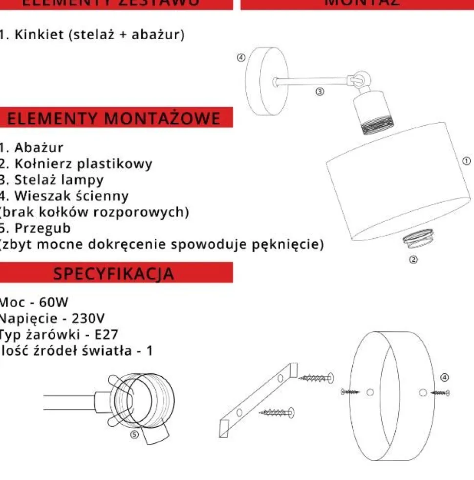 Kinkiet TETE GOLD srebrny, zieleń butelkowa