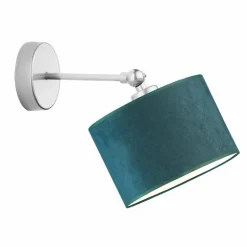 Kinkiet TETE srebrny, zieleń butelkowa